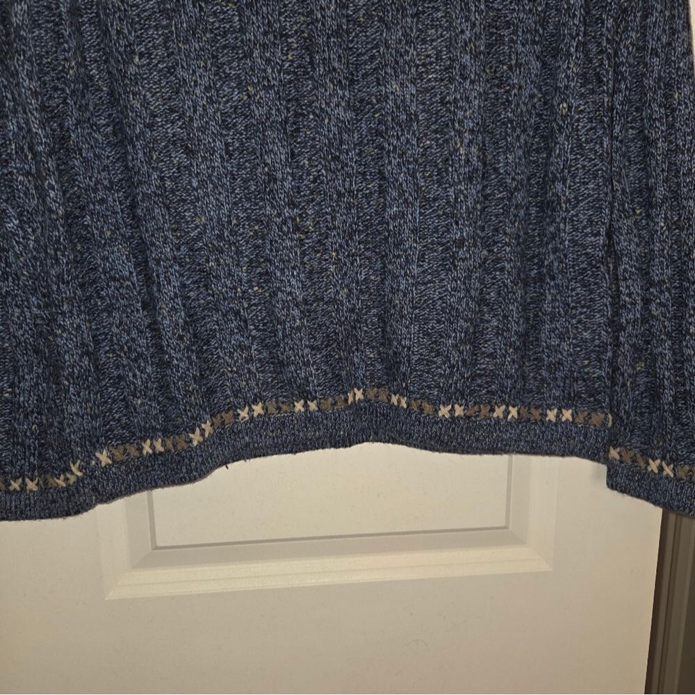 Woolrich Blue Quarter Zip Cozy Sweater - Picture 5 of 11